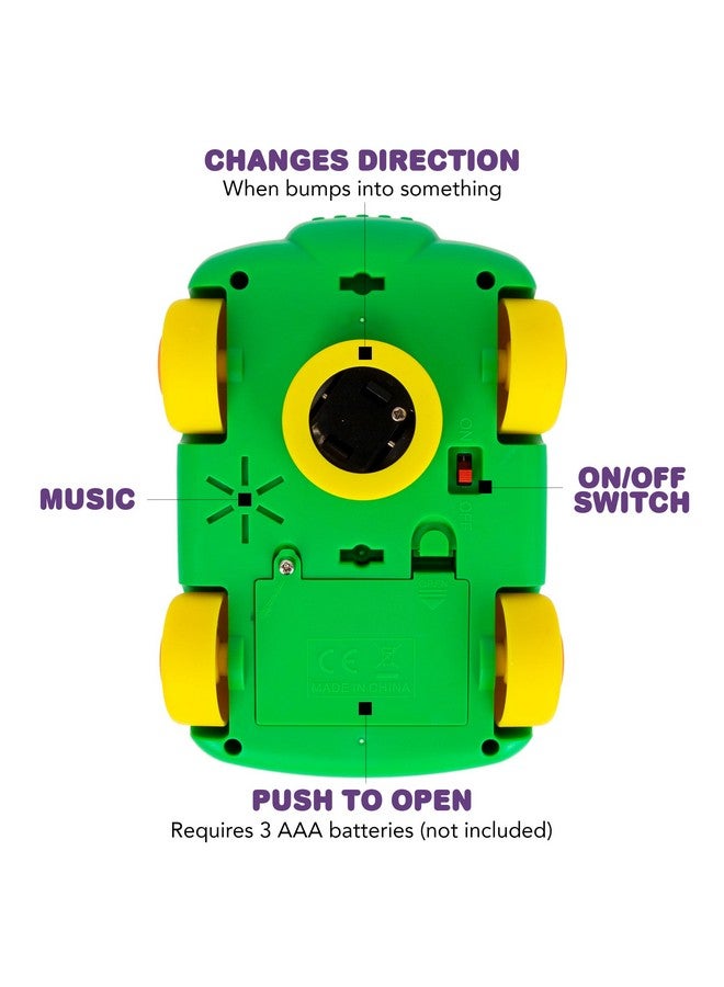 ArtCreativity Light Up Dinosaur Car - Bump And Go Toy Car With Moving Gears, Music, Flashing Led'S, And Engine Sounds - Toy Car For Toddlers 3 And Up - Autism Sensory Gifts For Boys 5 6 - Image 4