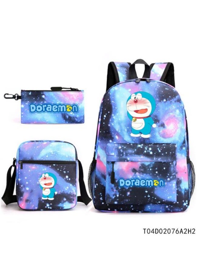 Anime element backpack three-piece set, exquisite design, powerful storage to meet the needs - 1179 - Image 1