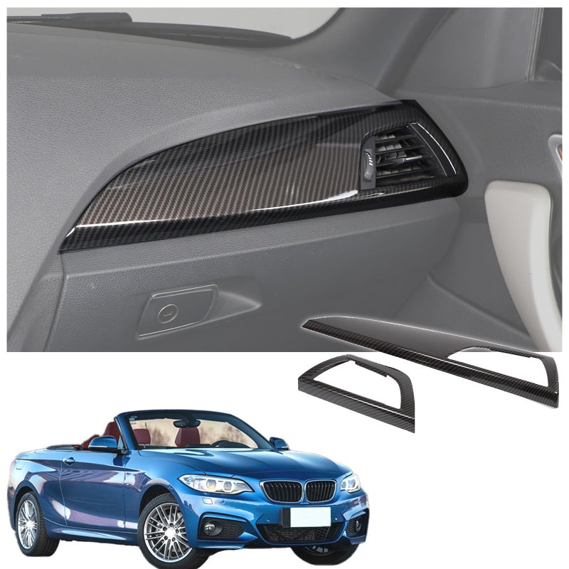 Car Center Console Instrument Panel Air Conditioning Outlet Decorative Frame Compatible with BMW 1 Series 2 Series F20 F21 F22 F23 20122017 Center Console Air Conditioning Outlet Decorative Frame