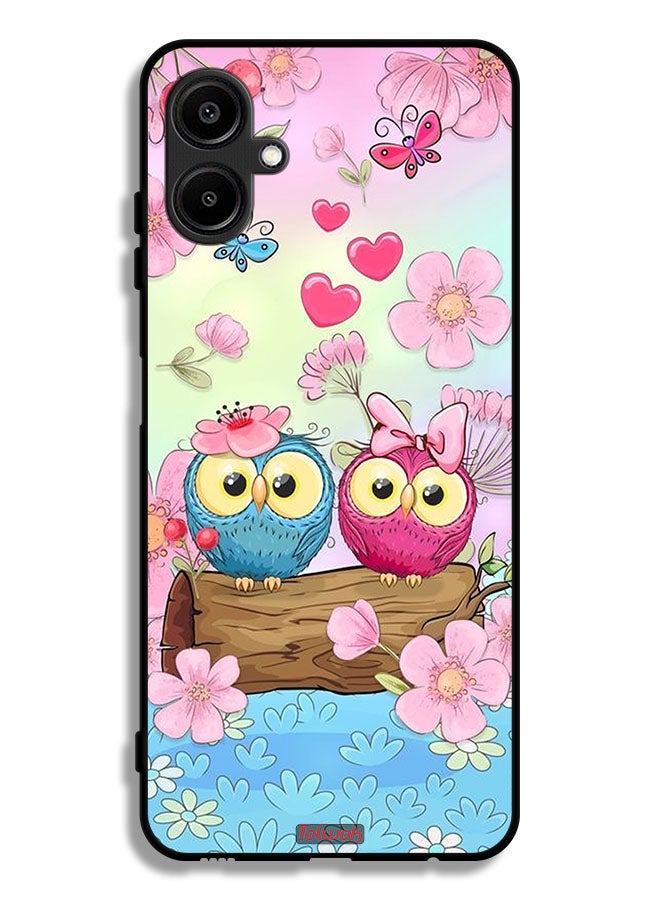 Tolwak Samsung Galaxy M06 5G Protective Case Cover Cute Owls Art - Image 1