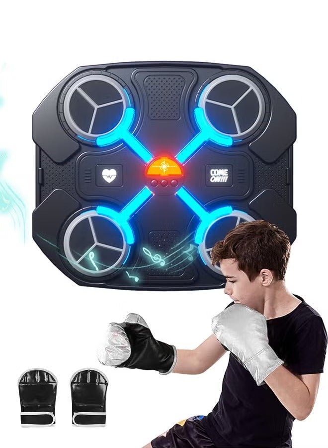 ELTRAZONE Music Boxing Machine for Adults & Kids – Wall Mount Smart Agility Training, Electronic Punching Target with Sound, Workout Boxing Pads, Fun Target Punch Equipment - Image 1