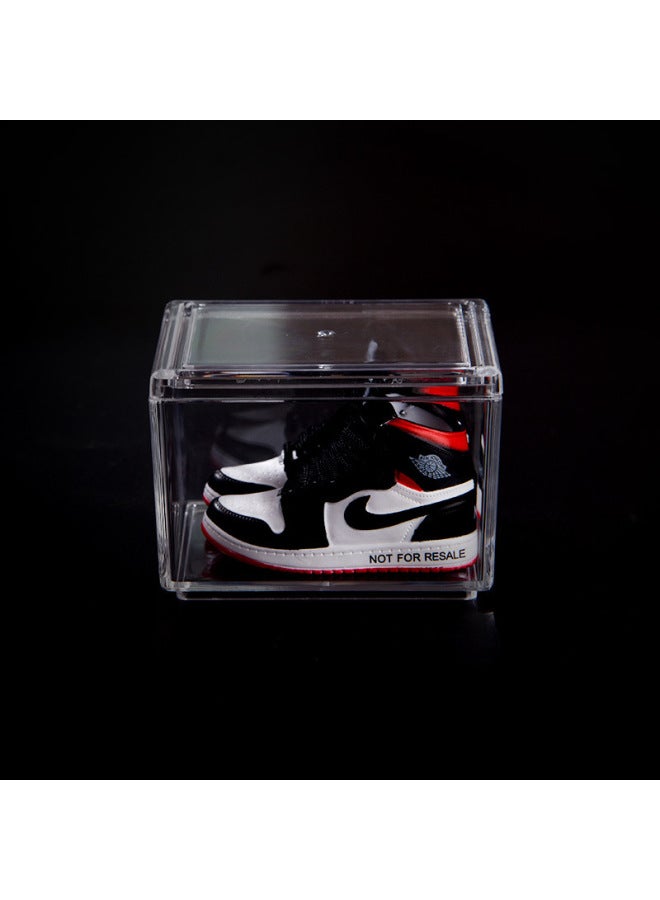Creative Diy Model Desktop Decoration For Boys And Girls Birthday Gift Trendy Mini AJ Sneakers Shoes Wall-Color:1 No Reselling (red) - Image 1