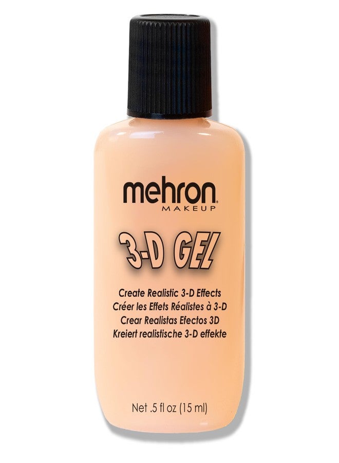 Mehron Makeup 3-D Gel | Gelatin Special Effects Makeup | Halloween FX & Scarring Gel | Fake Skin for Stage, Screen, Theater, Cosplay, and Halloween (.5 oz) (Fleshtone) - Image 1
