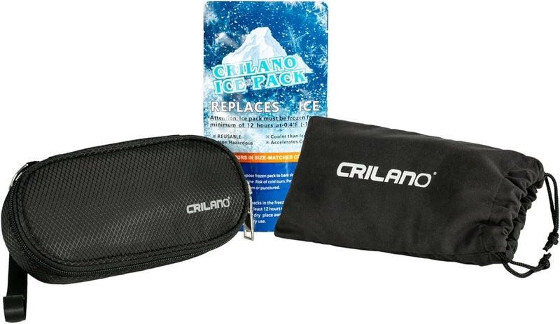 Drasry Cost effective upgraded craftsmanship Insulin Cooler Travel case Diabetics Insulated Bag Sets Medical Organizer with 2 ice Packs and Insulation Liner for Trips (Black), Black, 9.1 x 5.1 x 2.8 inches, Travel Carefully selected solid material - Image 1
