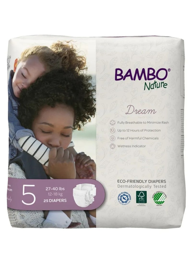 BAMBO NATURE Eco Friendly Diapers Size 5 12-18Kg 25 Diapers  - Image 1