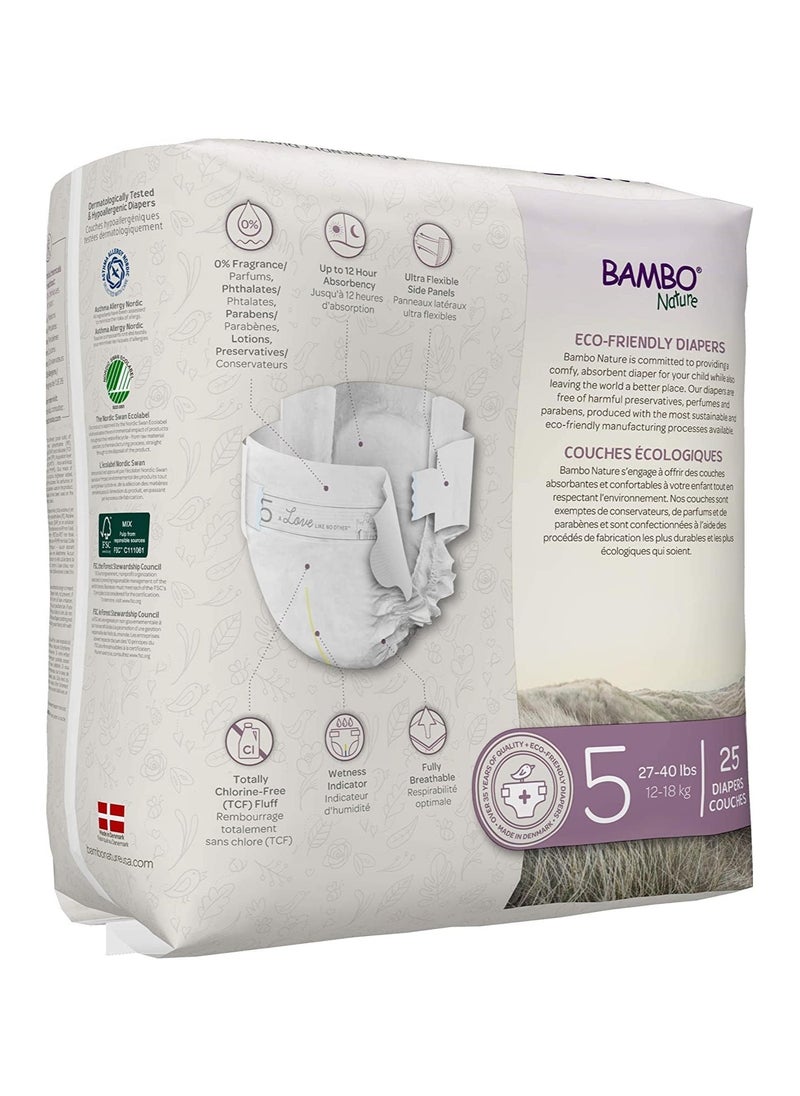 BAMBO NATURE Eco Friendly Diapers Size 5 12-18Kg 25 Diapers  - Image 5