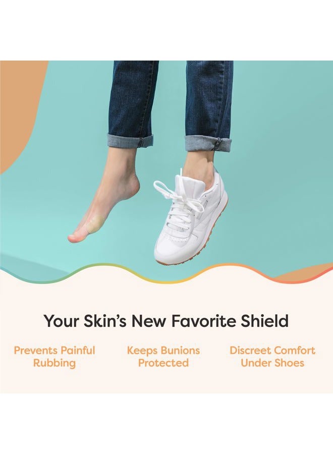 Zentoes Bunion Pads to Wear with Shoes – Waterproof Soft Bunion Cushion Protector, Breathable Adhesive Foot Pad for All Day Comfort & Support, 24 Count - Image 4