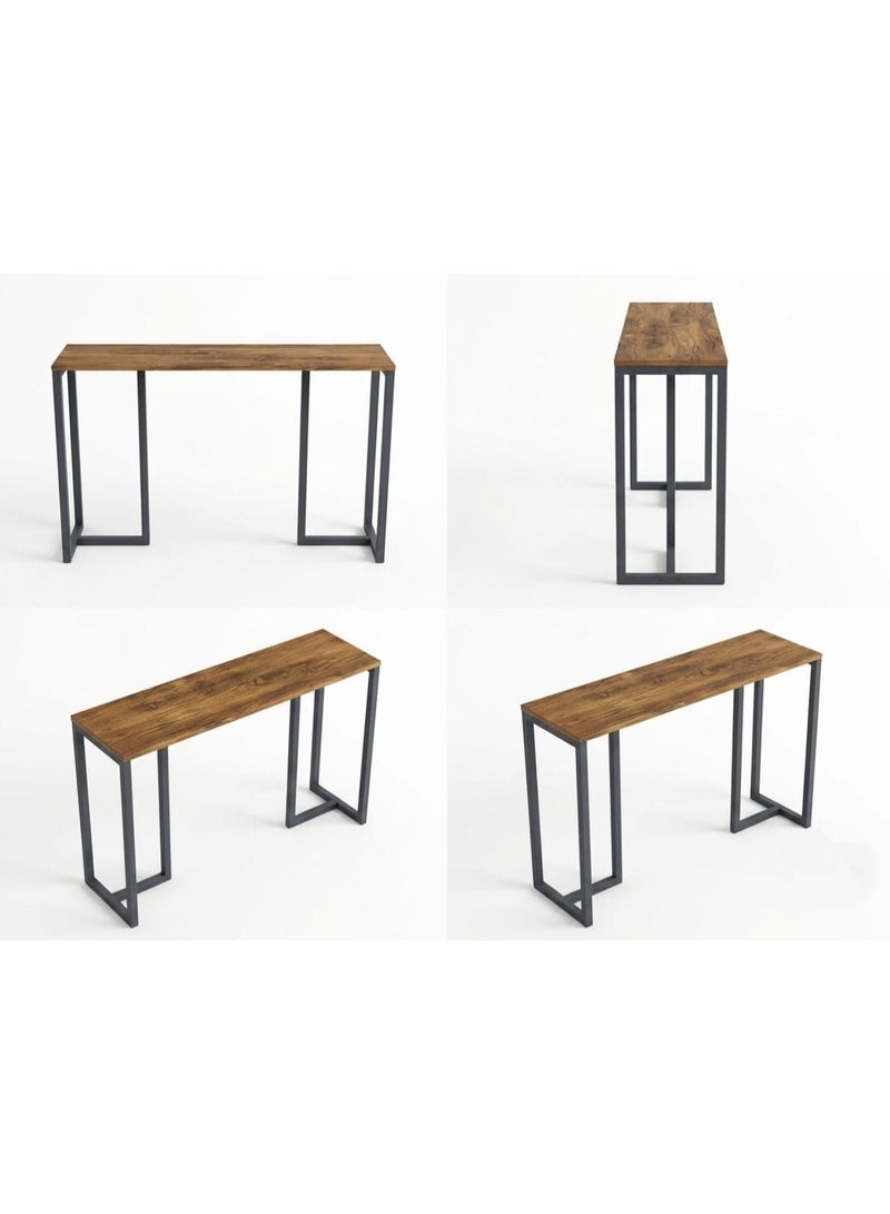 Modern console table for entryways and living rooms – Matt Black - Image 2