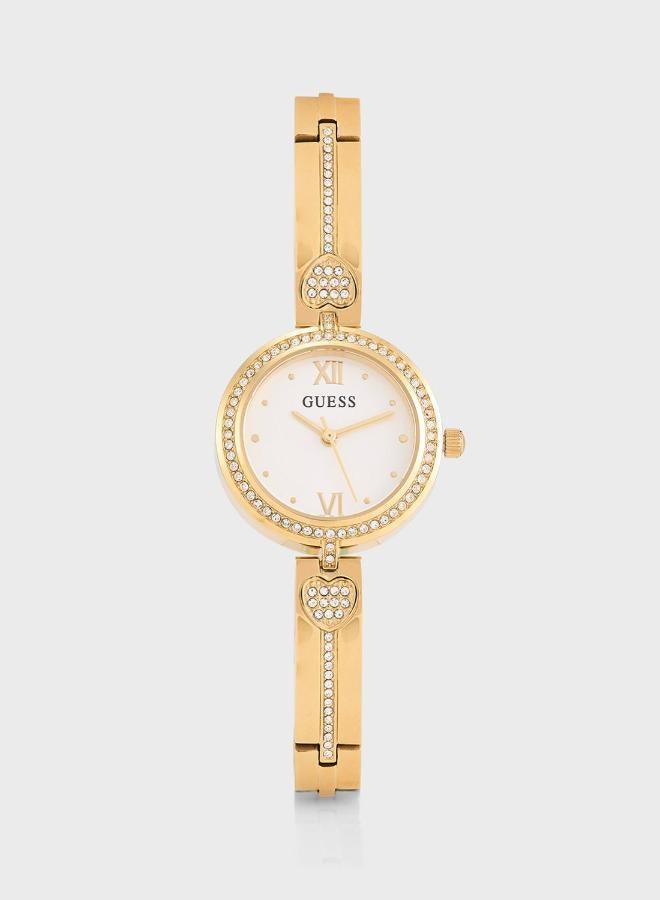 GUESS Lovey Steel Strap Analog Watch - Image 1