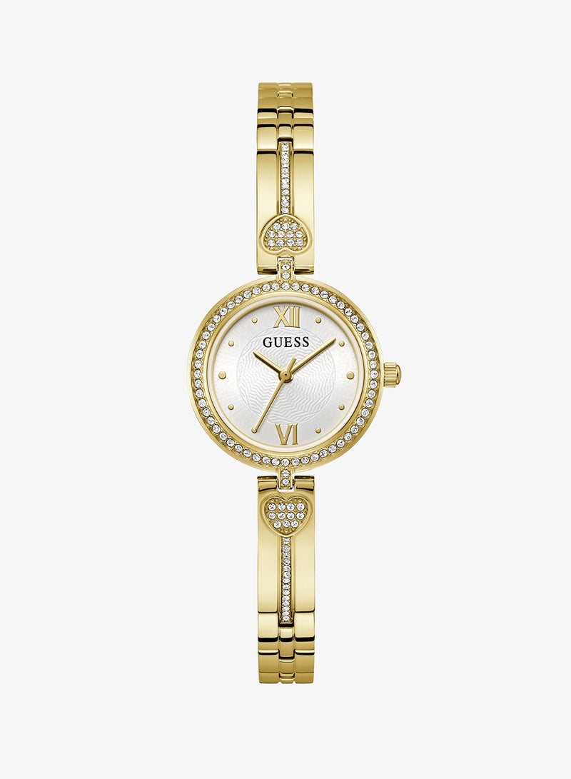 GUESS Lovey Steel Strap Analog Watch - Image 1
