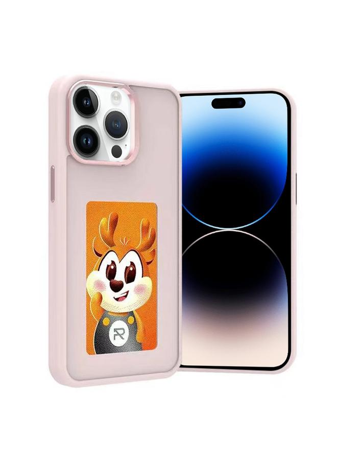 اس-توب جراب هاتف iPhone 14 Pro Max بشاشة حبر إلكتروني رباعية الألوان NFC DIY - Image 1