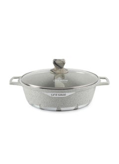 Life Smile Non-Stick Granite Coating Hot Pot | The Perfect Pot for All Your Cooking Needs  - Image 1