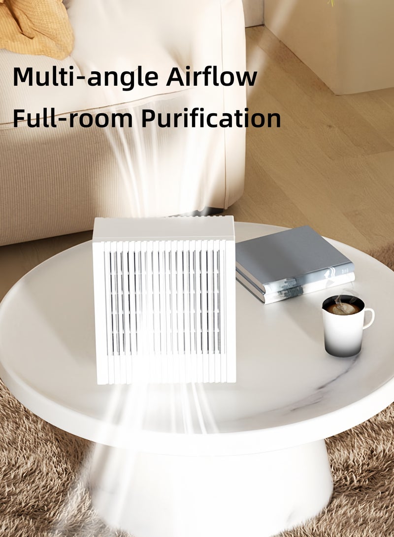 TAYYIB NOOR HEPA Air Purifier for Home & Bedroom, Powerful & Quiet Small Air Cleaner, Removes Smoke, Pet Dander, Odors, Allergens, PM2.5, Portable for Office, Kitchen, Car, Bathroom (15x13 cm) - Image 2