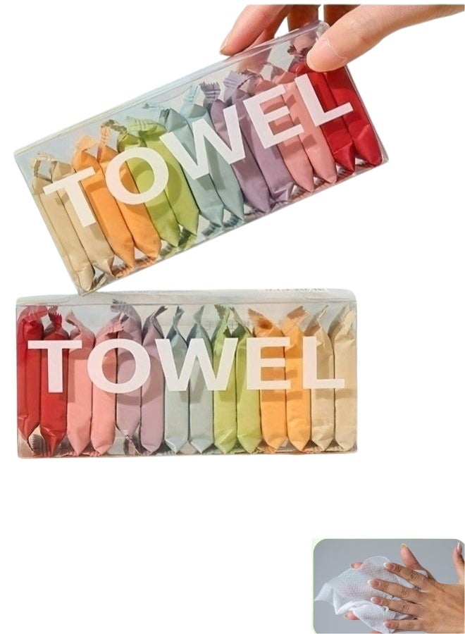 Ultra Value Pack: 28 Large Compressed Cotton Face Pads for Disposable Use - Thick and Super Absorbent Material for Long Travel, Family Trips, and Camping - A Healthy and Sterile Alternative to Regular Pads in Hotels and Clubs. - Image 1