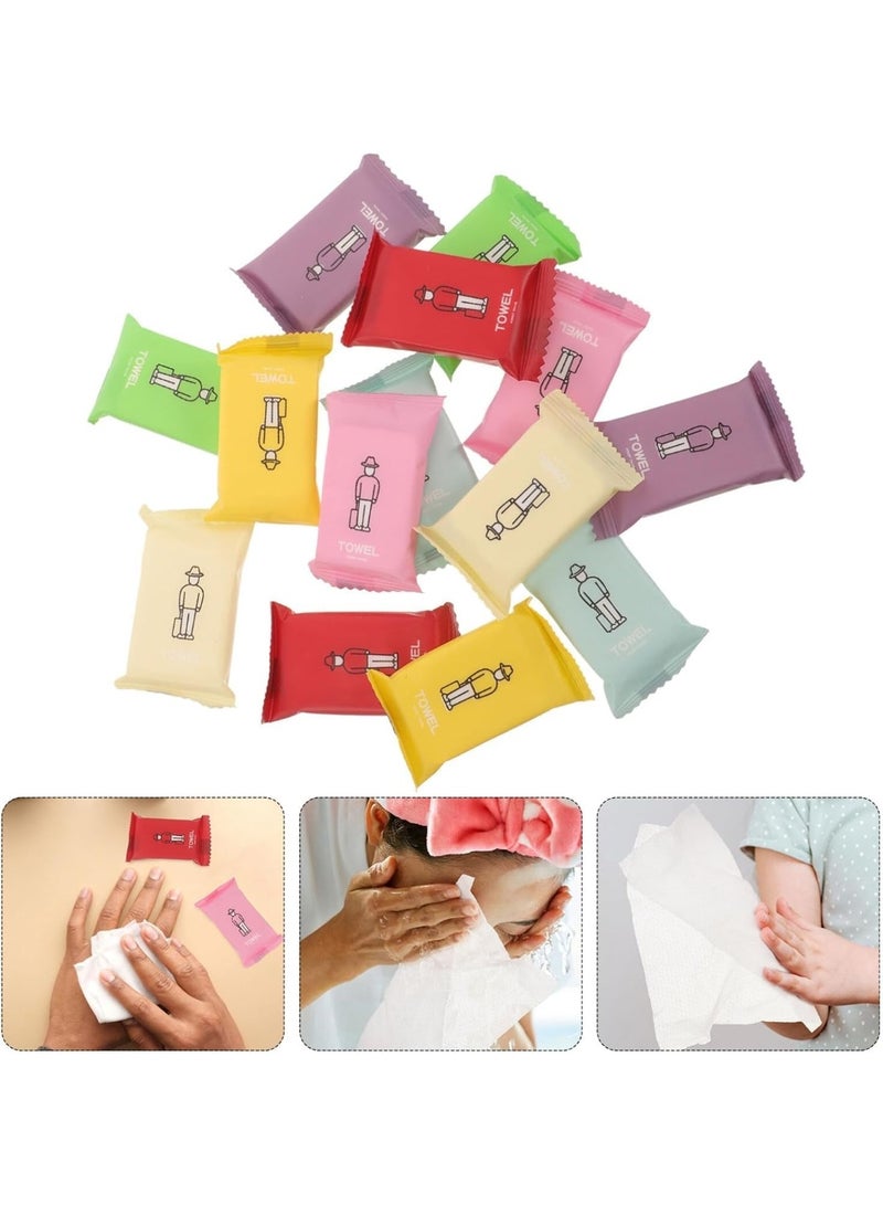 Ultra Value Pack: 28 Large Compressed Cotton Face Pads for Disposable Use - Thick and Super Absorbent Material for Long Travel, Family Trips, and Camping - A Healthy and Sterile Alternative to Regular Pads in Hotels and Clubs. - Image 2
