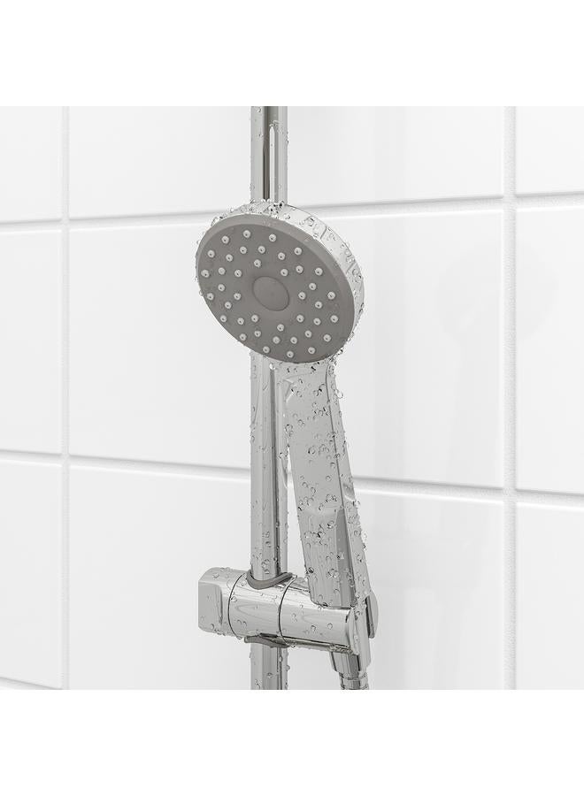 زبون دش يدوي برش واحد، مطلي بالكروم - Image 2