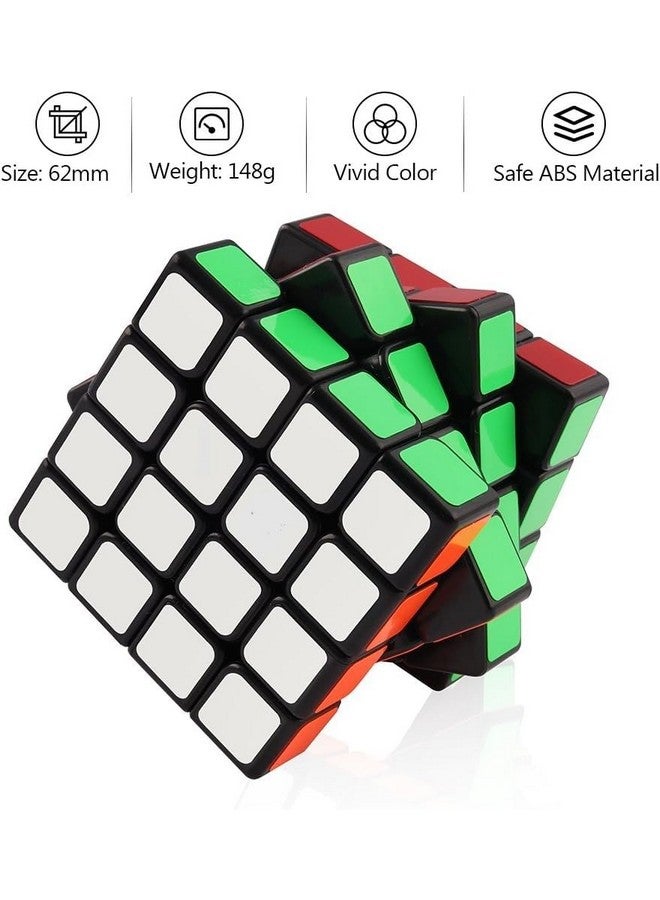 D ETERNAL D ETERNAL Cube 4x4 Speedcube for Kids & Adults High Speed Cube 4 by 4 with Cube Stand and Protecting Pouch Bag Cube Combo Set (4x4+Stand+Bag)  - Image 5
