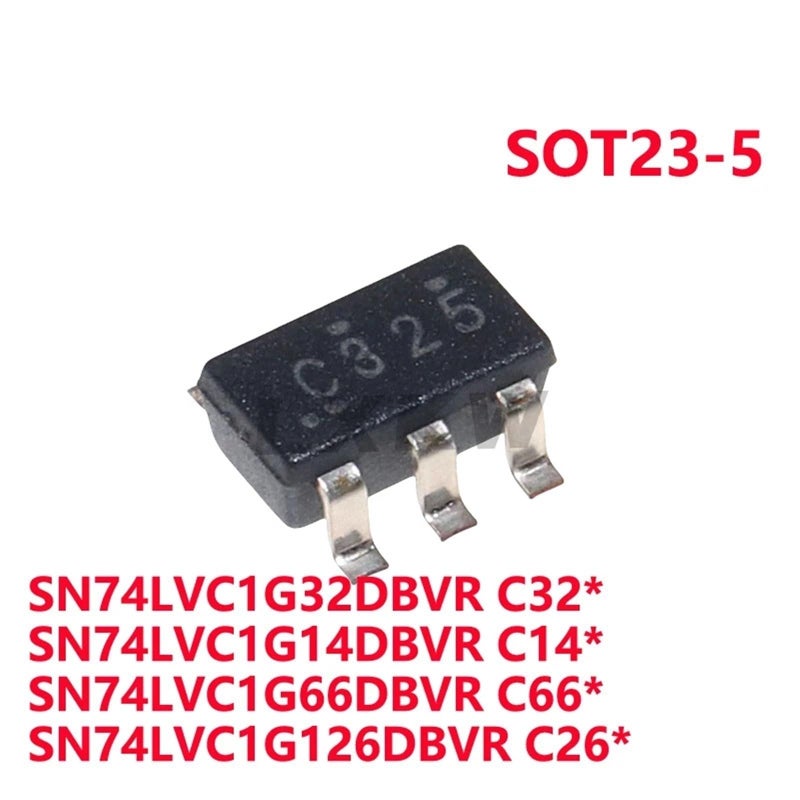 SN74LVC1G32 20 قطعة مجموعة متنوعة من بوابات المنطق IC تتضمن SN74LVC1G14 SN74LVC1G66 SN74LVC1G126 - Image 3