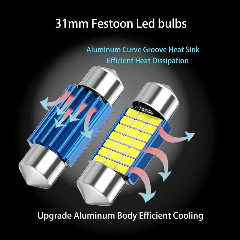 CATO-WDJ 31mm DE3175 LED Festoon Bulbs - 6 Pack - Image 5