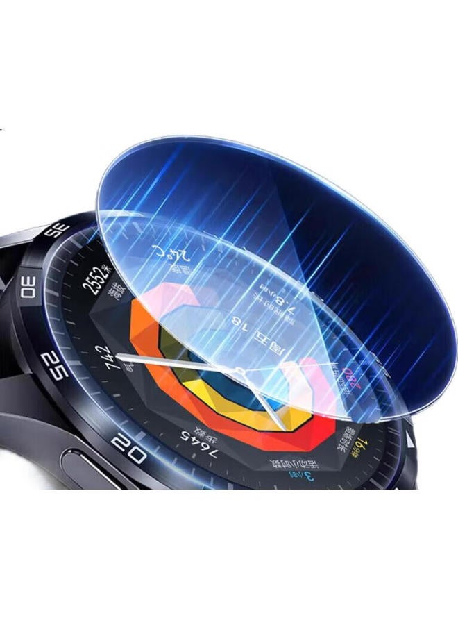 Stiger Screen Protector For Huawei Watch Gt5, Tempered Glass Protective Film Full Screen Coverage High Definition Anti-Scratch Anti-Fingerprint Film For 46Mm Dial - Image 2
