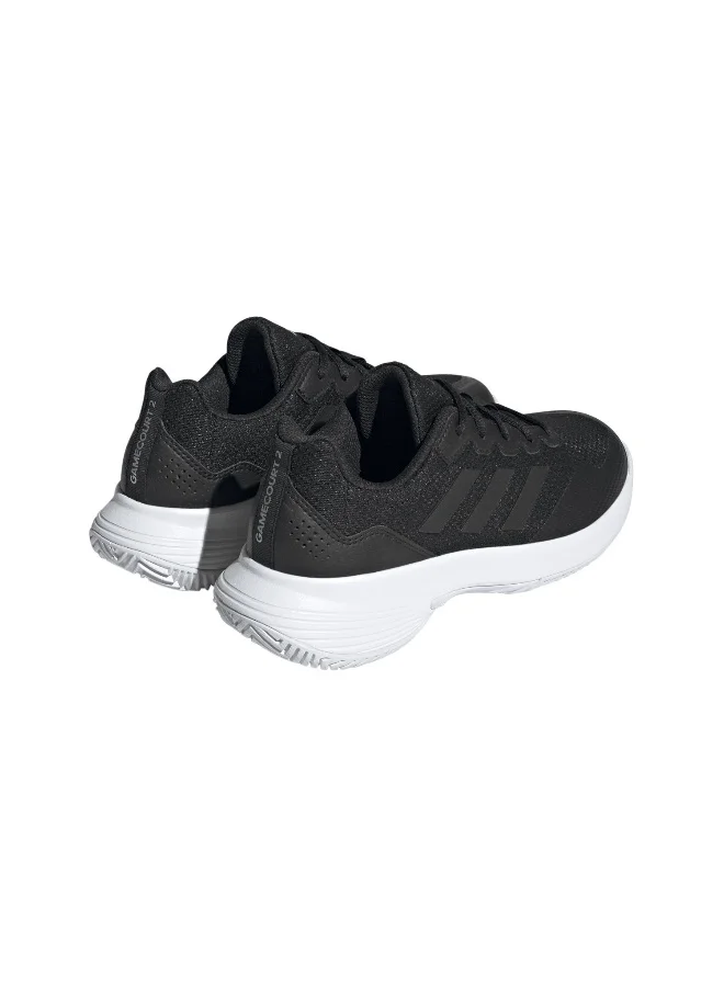 Adidas Adidas Gamecourt 2 W Black Tennis Shoes For Women