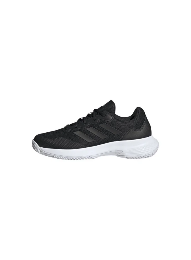 اديداس Adidas Gamecourt 2 W Black Tennis Shoes For Women 3.5