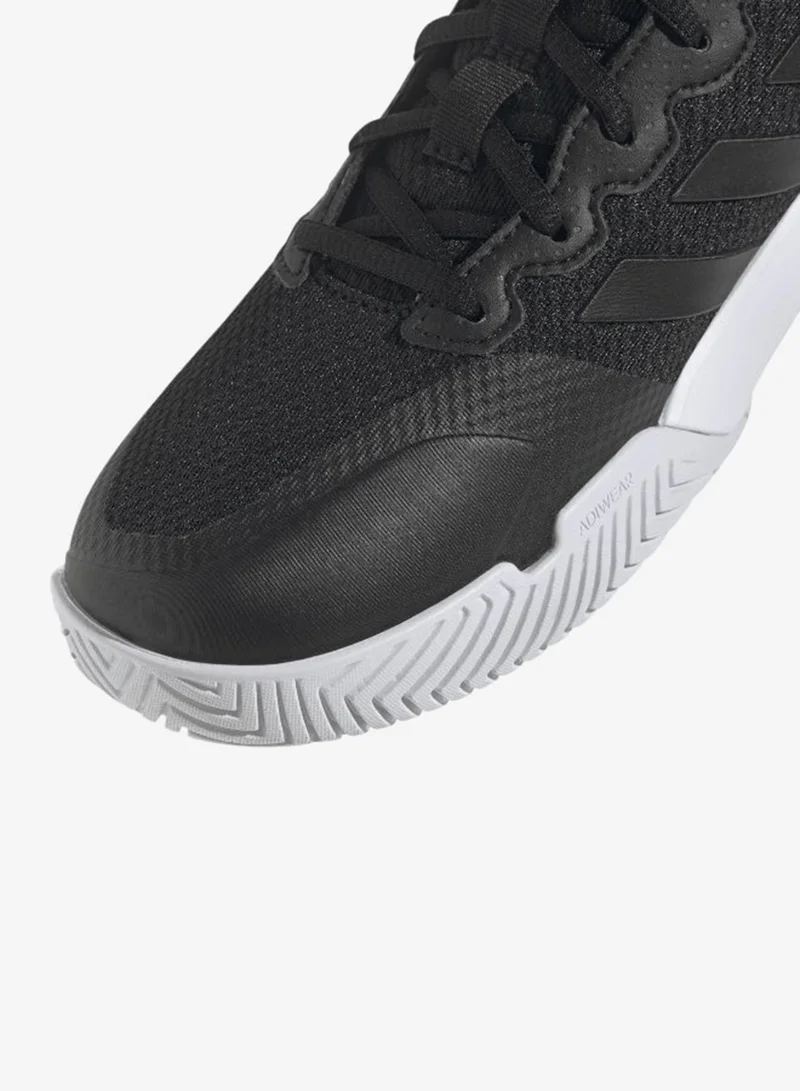 Adidas CBLACK/CBLACK/SILVMT Gamecourt 2 W Black Tennis Shoes  | Best Price UAE