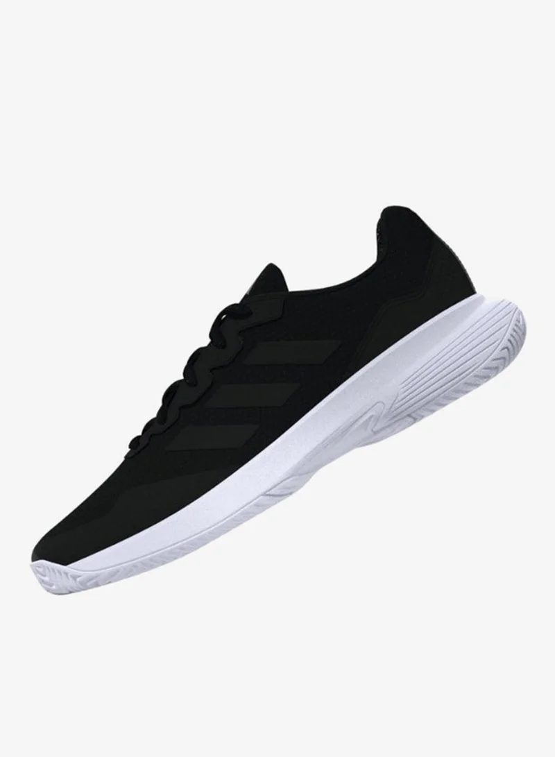 Adidas CBLACK/CBLACK/SILVMT Gamecourt 2 W Black Tennis Shoes  | Best Price UAE