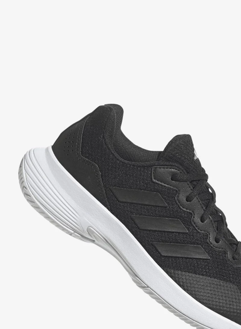 Adidas CBLACK/CBLACK/SILVMT Gamecourt 2 W Black Tennis Shoes  | Best Price UAE