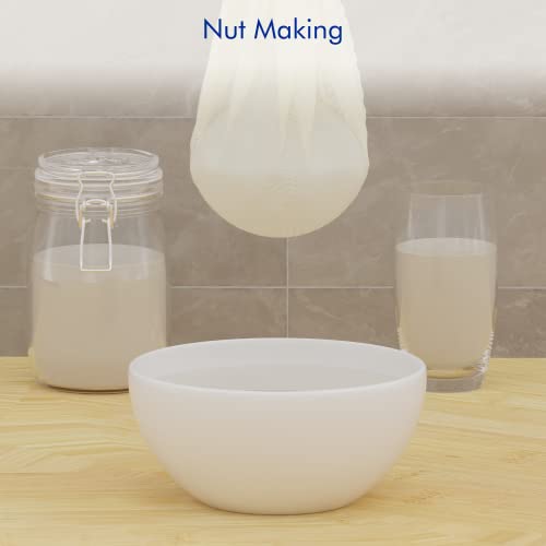 New England Stories 8 PCS Reusable Cheesecloth, Grade 100, 20x20 Inch Hemmed Cheese Cloth for Straining Craft, 100% Cotton Unbleached Cloth Strainer for Cooking, Baking, Juicing, Cheese Making - Image 5