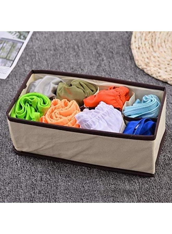 Skeido 4Pcs Storage Boxes For Ties Socks Shorts Bra Underwear Divider Drawer Lidded Closet Organizer Ropa Interior Organizador - Image 3