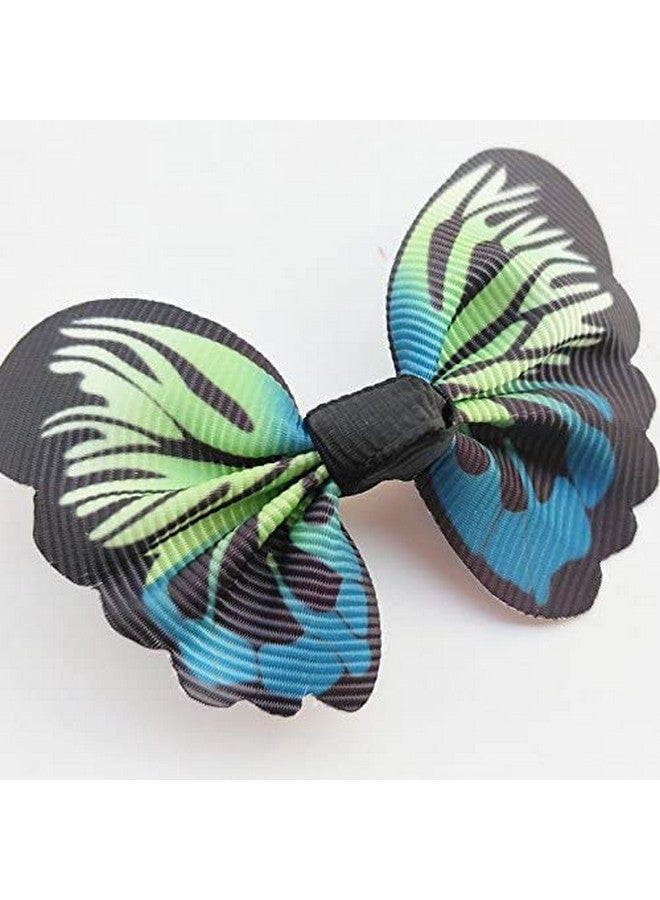 شينكو كرافت إكسسوار ربطة شعر للكلاب، 20 قطعة من شريط الفراشة بألوان متنوعة مع مشبك، لتزيين الحفلات - Image 5