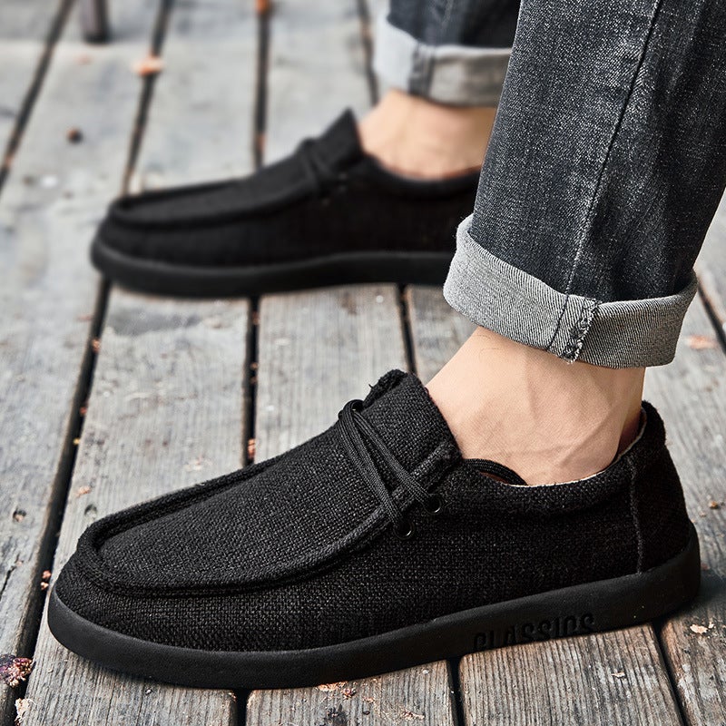 2025 Tourism Xiyin Independent Station Pinduoduo Shoes Large Size Linen Canvas Shoes - Image 2