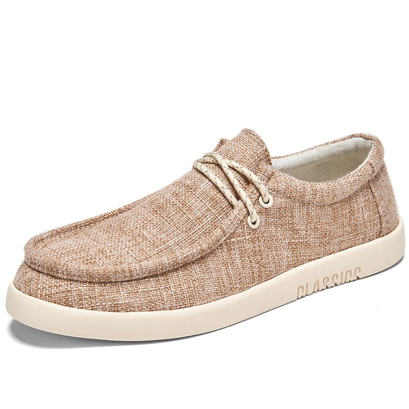 2025 Tourism Xiyin Independent Station Pinduoduo Shoes Large Size Linen Canvas Shoes - Image 1