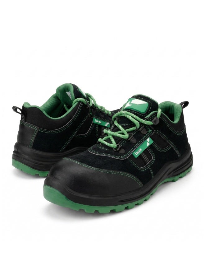 Lucas Nevis Low Ankle Steel Toe Industrial Safety Shoes, Lightweight Comfortable Work Footwear with Non Slip Grip and Puncture Proof Protection for Construction and Outdoor Use for Men and Women - Image 1