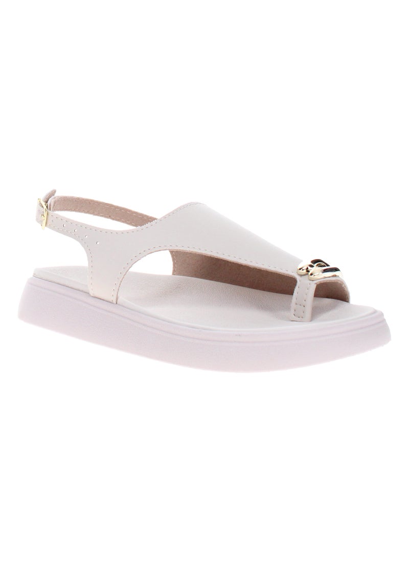 Molekinha Junior Girls’ Flat Sandals with Back Strap – Secure Fit and Comfortable Daily Wear - Image 1