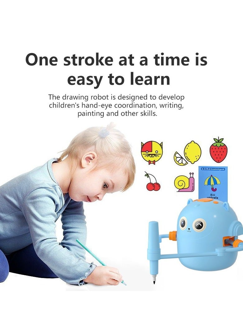 3-8 Years Early Learning Smart Automatic Drawing Robot - Children's Birthday Gift Montessori-Inspired Interactive Drawing Toy - Image 3