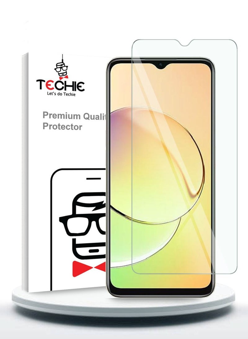 Techie واقي شاشة زجاجي مقوى عالي الجودة بدرجة صلابة 9H لهاتف Realme 10 5G - Image 1