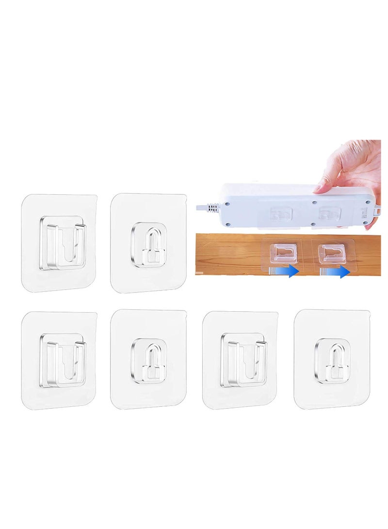 Heavy Duty Double Sided Adhesive Wall Hooks 10 Pcs Versatile Sticking Hooks for Bathroom Kitchen Office Organization - Image 1