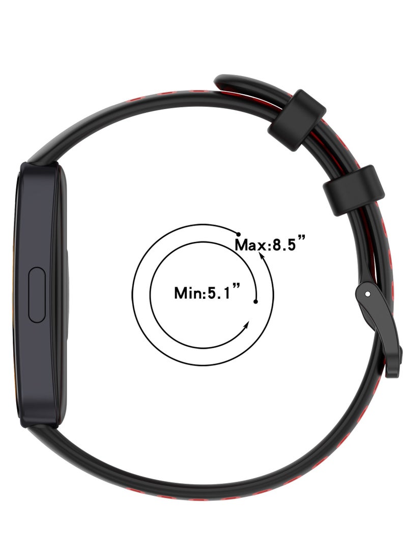 HW Suitable For Huawei 8/9 Wristband Dual Color Silicone Watch Strap  - Image 2