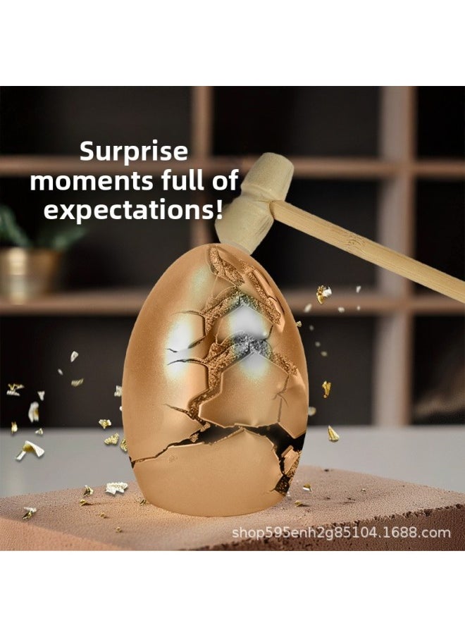 ماركة غير محددة جوائز صندوق Smash Golden Egg Blind Box هدية عيد ميلاد للأطفال ألعاب موسيقى الكهف للفتيات والأولاد Lucky Draw Golden Egg Lucky Draw-اللون: Golden Egg Blind Box 12 قطعة/صندوق  - Image 3