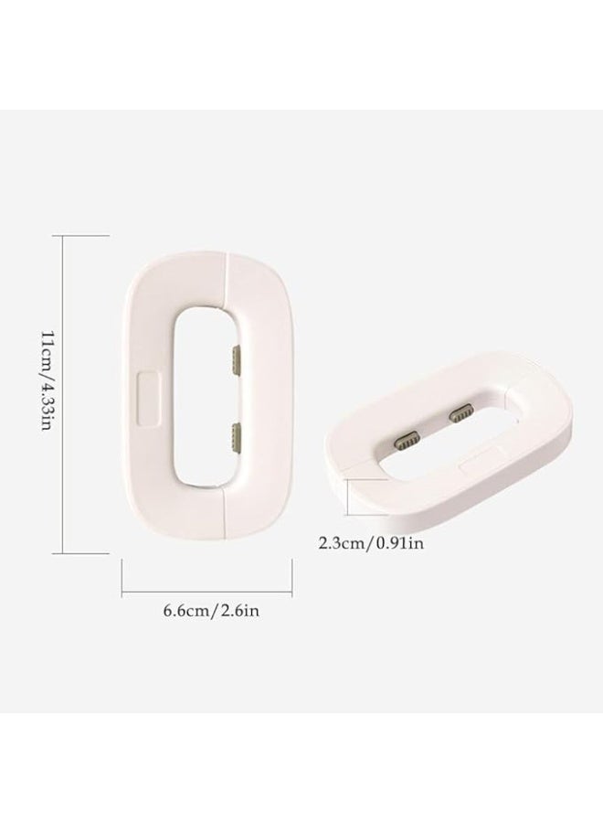 Child Safety Door Locks Self Adhesive Cabinet Locks and Refrigerator Fridge Freezer Door Lock for Toddler Kids Refrigerator Fridge Cupboard Wardrobe Multi-Usage [1pcs] - Image 2