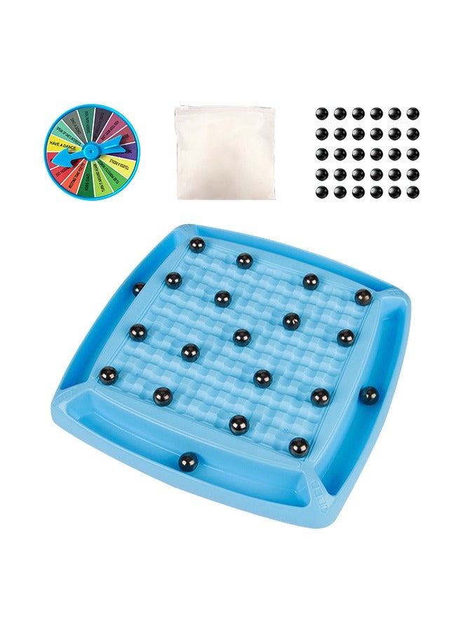 Magnetic Chess Board Game With Penalty Wheel, 30 Magnetic Chess Pieces Tabletop Game, For Family Gatherings, Parent-Child Interaction, Logic Training  - Image 1