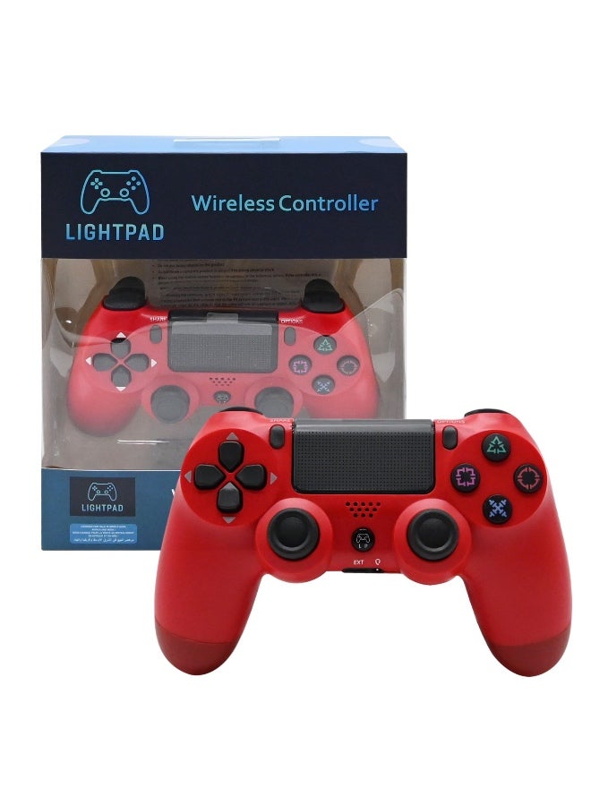 LIGHTPAD PlayStation 4 DualShock 4 Wireless Controller  Red - Image 1