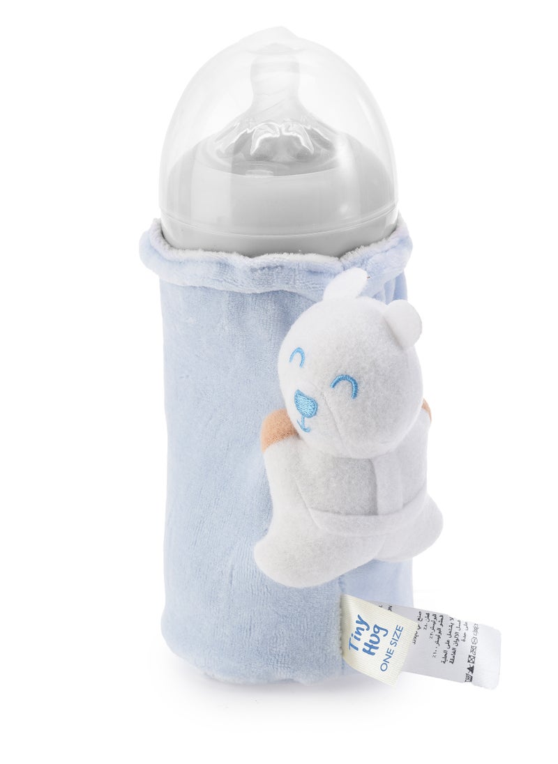 Tiny Hug Newborn Baby Bottle Cover, Soft and Insulated Bottle Cover for Newborns  - Image 2