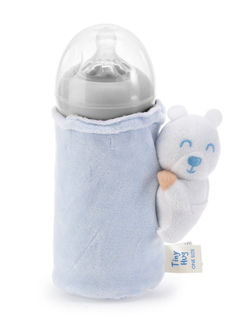 Tiny Hug Newborn Baby Bottle Cover, Soft and Insulated Bottle Cover for Newborns  - Image 1