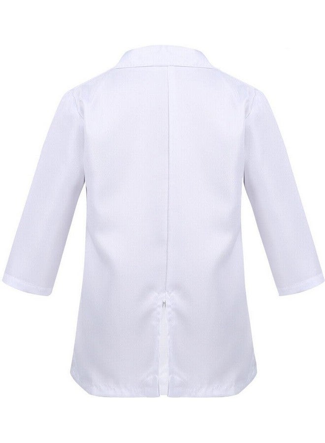 Cotton_Blend Fancy Dress Kids Doctor Dress-Up Kit (Lab Coat, Stethoscope, Syringes & Mask), White  - Image 2