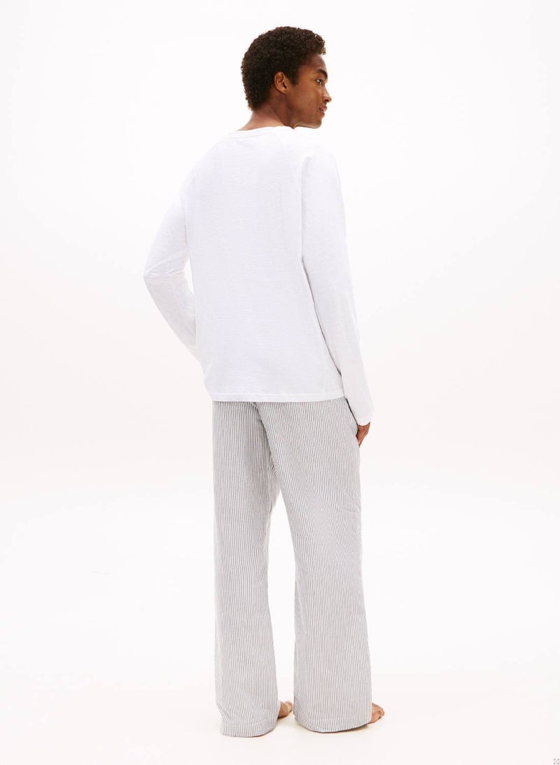 تومي هيلفيغر تيشيرت طويل الأكمام للمنزل - Image 3