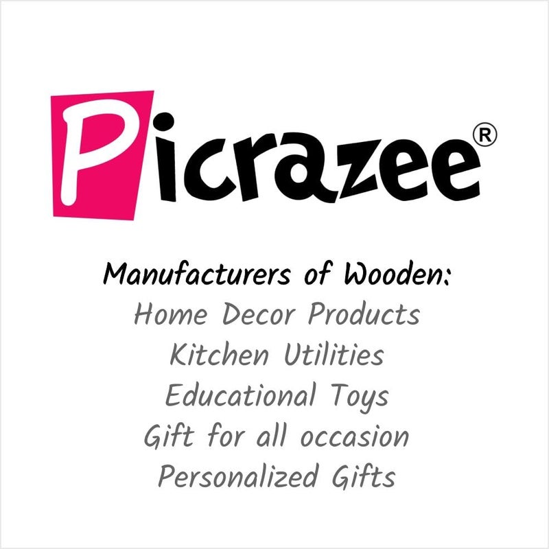 Picrazee Wooden Double Layered Coaster Set for Office, Dining Table, Center Table, Unique Bar Accessory Leaf Shape - Image 5