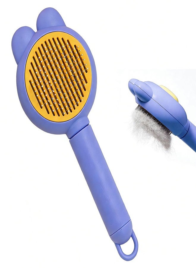 BOBOAR Cat Hair Brushes for Indoor Short Haired Cats, Deshedding Cat and Dog Brush for Shedding - Image 1